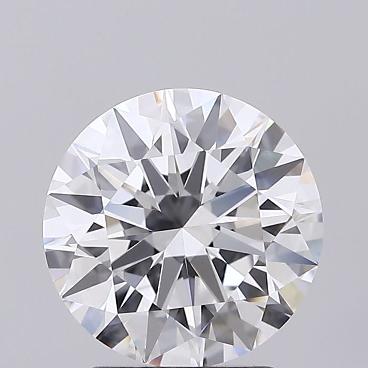 2.21 Carat Round Shaped, Ideal Cut, D Color, VVS2 Clarity, IGI Certified Lab Grown Diamond