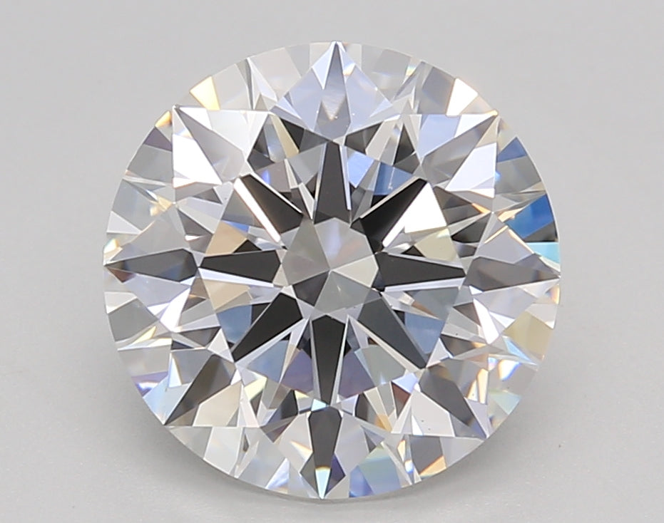 3.52 Carat Round Shaped, Excellent Cut, E Color, VS1 Clarity, GIA Certified Lab Grown Diamond