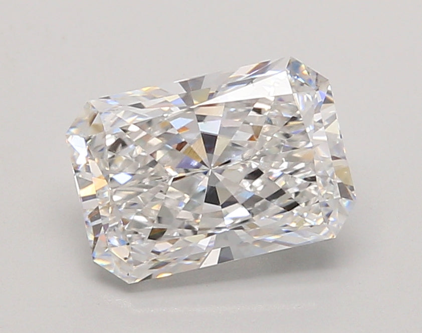 2.04 Carat Radiant Shaped, Ideal Cut, D Color, VS1 Clarity, IGI Certified Lab Grown Diamond