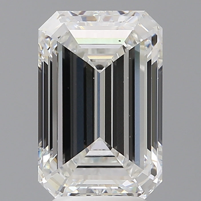 4.50 Carat Emerald Shaped, Excellent Cut, F Color, VS2 Clarity, IGI Certified Lab Grown Diamond