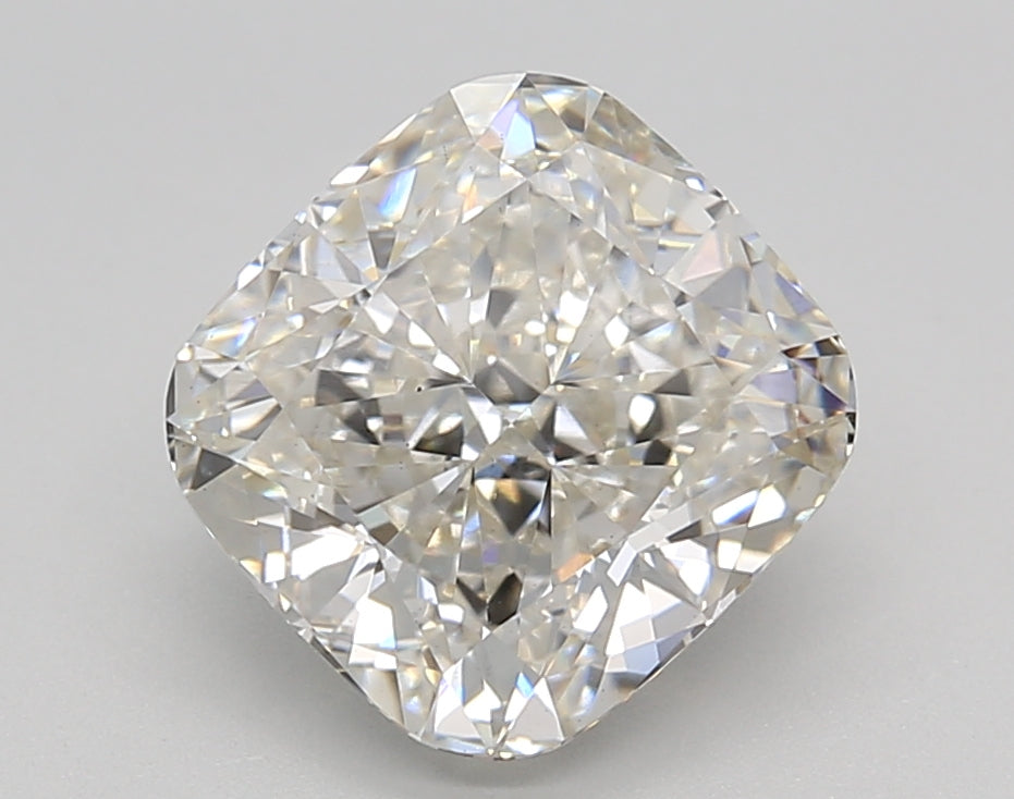 3.12 Carat Cushion Shaped, Ideal Cut, H Color, VS1 Clarity, IGI Certified Lab Grown Diamond