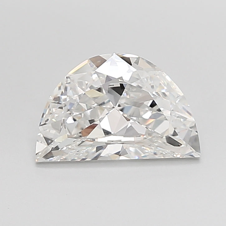 2.08 Carat Half Moon Shaped, Very Good Cut, E Color, VS1 Clarity, IGI Certified Lab Grown Diamond
