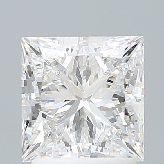 2.16 Carat Princess Shaped, Ideal Cut, D Color, VVS2 Clarity, IGI Certified Lab Grown Diamond