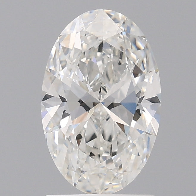 1.59 Carat Oval Shaped, Ideal Cut, F Color, VVS2 Clarity, IGI Certified Lab Grown Diamond
