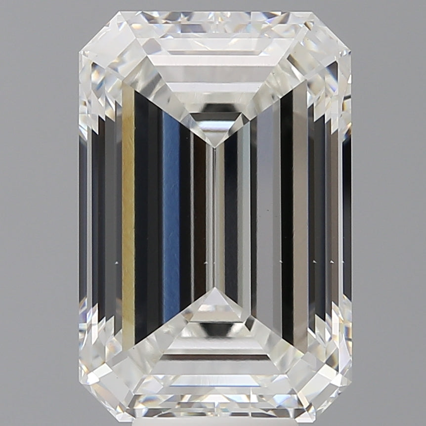 9.03 Carat Emerald Shaped, Ideal Cut, F Color, VS1 Clarity, IGI Certified Lab Grown Diamond