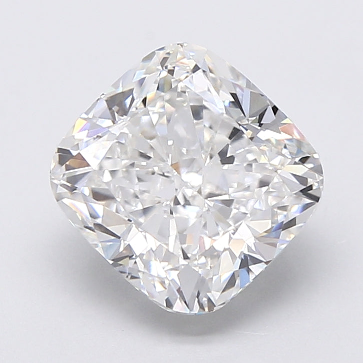 3.05 Carat Cushion Shaped, Very Good Cut, E Color, VVS2 Clarity, IGI Certified Lab Grown Diamond