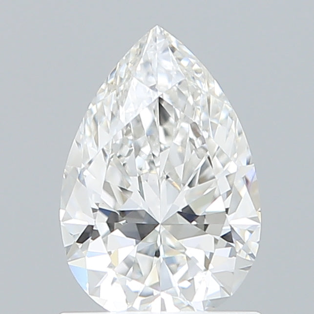 1.08 Carat Pear Shaped, Excellent Cut, D Color, VVS2 Clarity, IGI Certified Lab Grown Diamond