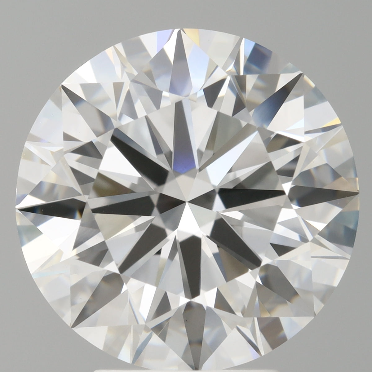 5.09 Carat Round Shaped, Ideal Cut, F Color, VVS2 Clarity, IGI Certified Lab Grown Diamond