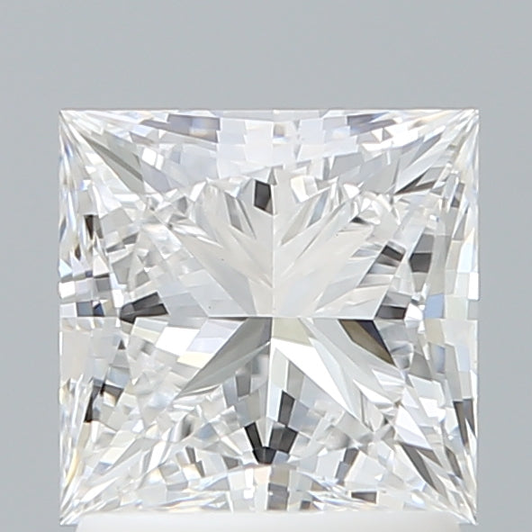 1.67 Carat Princess Shaped, Ideal Cut, D Color, VVS2 Clarity, IGI Certified Lab Grown Diamond