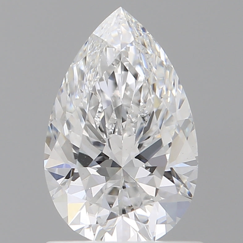 1.09 Carat Pear Shaped, Ideal Cut, D Color, VVS2 Clarity, IGI Certified Lab Grown Diamond