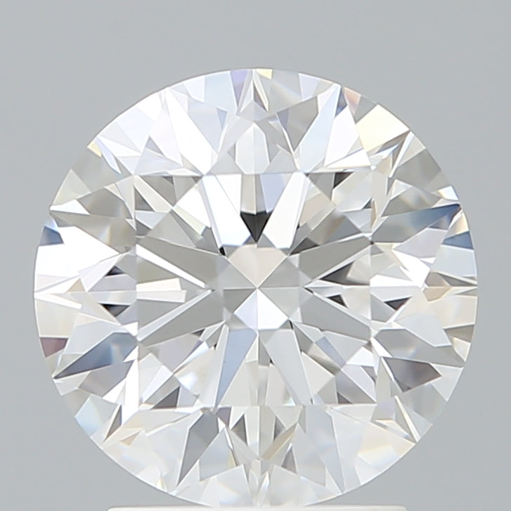 2.66 Carat Round Shaped, Excellent Cut, D Color, VVS2 Clarity, IGI Certified Lab Grown Diamond