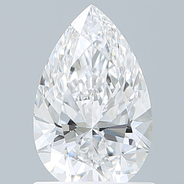 1.04 Carat Pear Shaped, Ideal Cut, D Color, VVS2 Clarity, IGI Certified Lab Grown Diamond