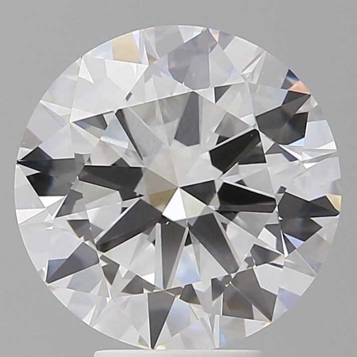 5.53 Carat Round Shaped, Excellent Cut, E Color, VVS2 Clarity, IGI Certified Lab Grown Diamond