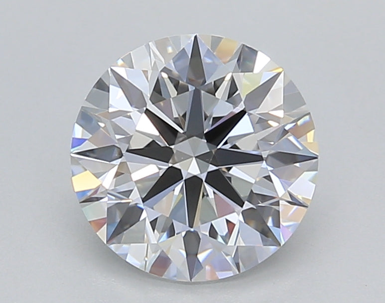 1.69 Carat Round Shaped, Ideal Cut, D Color, VVS2 Clarity, IGI Certified Lab Grown Diamond