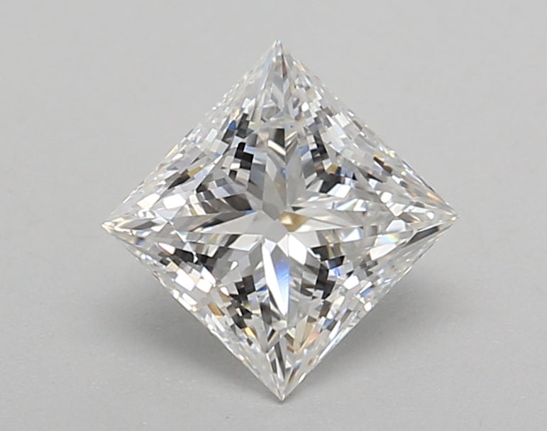 1.02 Carat Princess Shaped, Excellent Cut, E Color, VS1 Clarity, IGI Certified Lab Grown Diamond