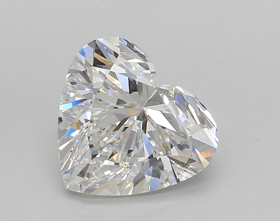 2.01 Carat Heart Shaped, Excellent Cut, E Color, VVS2 Clarity, IGI Certified Lab Grown Diamond