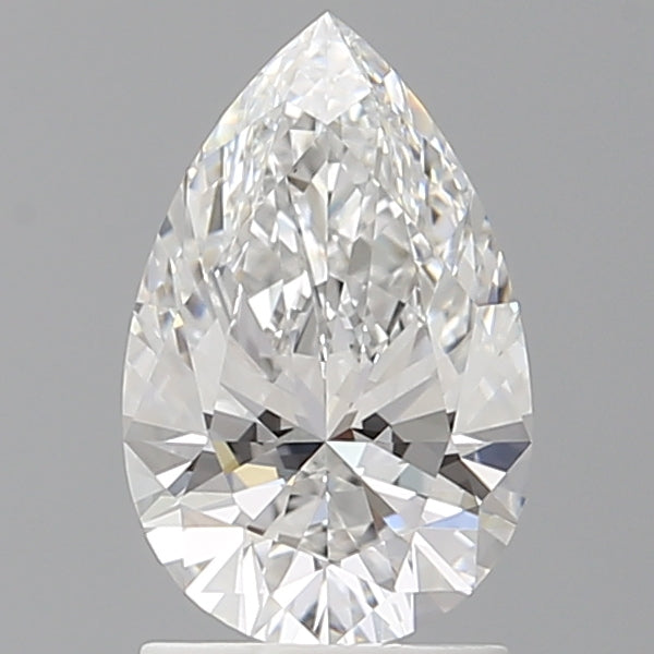 1.60 Carat Pear Shaped, Ideal Cut, E Color, VS1 Clarity, IGI Certified Lab Grown Diamond