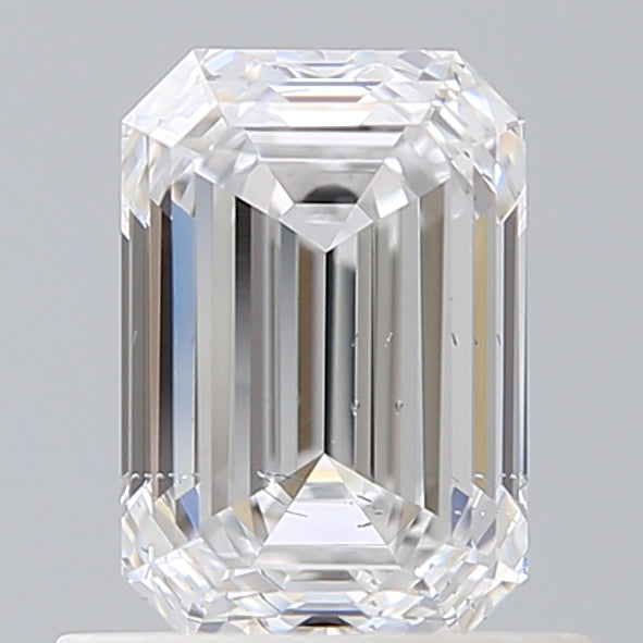 0.92 Carat Emerald Shaped, Ideal Cut, E Color, SI1 Clarity, IGI Certified Lab Grown Diamond