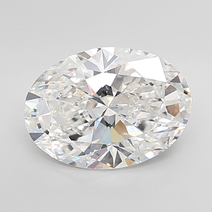 4.05 Carat Oval Shaped, Ideal Cut, E Color, VS1 Clarity, IGI Certified Lab Grown Diamond