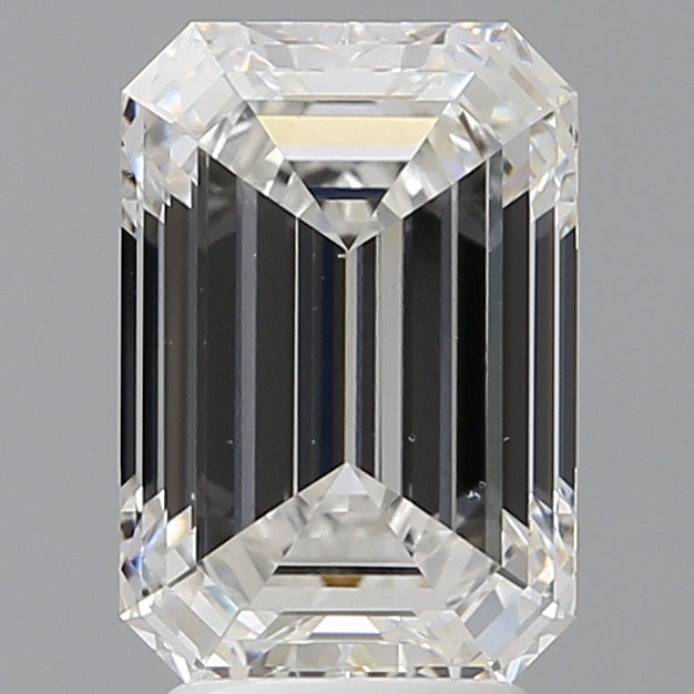 3.57 Carat Emerald Shaped, Ideal Cut, E Color, VS2 Clarity, IGI Certified Lab Grown Diamond