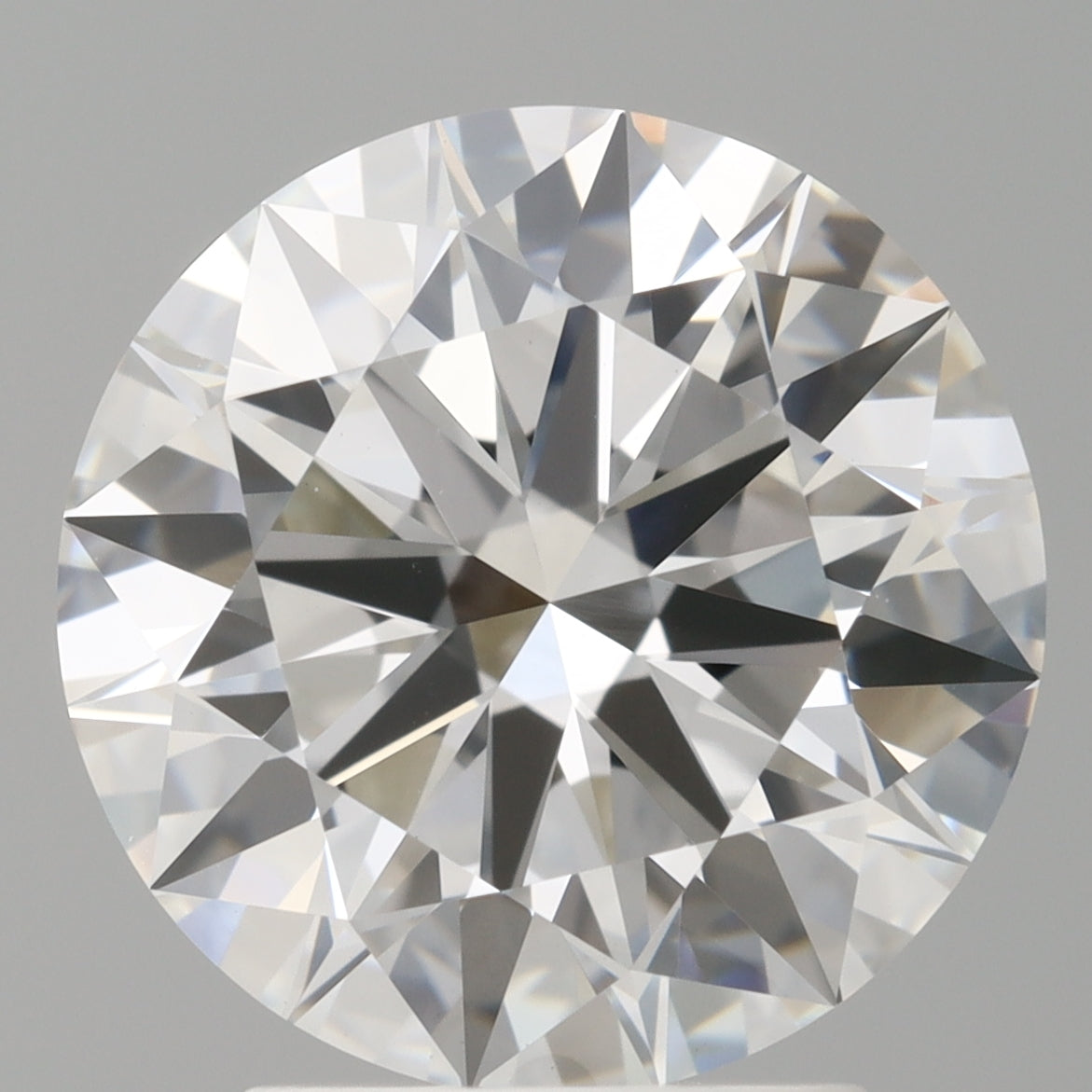3.07 Carat Round Shaped, Ideal Cut, E Color, VVS2 Clarity, IGI Certified Lab Grown Diamond