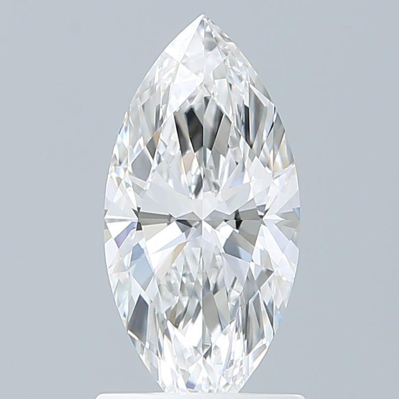 1.23 Carat Marquise Shaped, Ideal Cut, E Color, VVS2 Clarity, IGI Certified Lab Grown Diamond