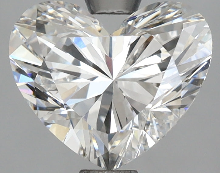 2.22 Carat Heart Shaped, Ideal Cut, F Color, VVS2 Clarity, IGI Certified Lab Grown Diamond