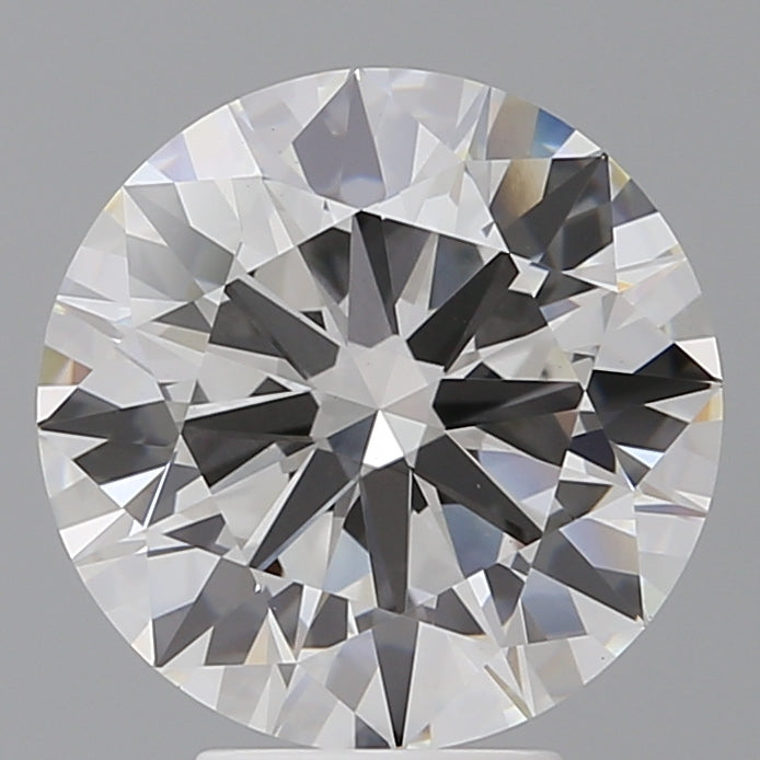 5.08 Carat Round Shaped, Ideal Cut, F Color, VVS2 Clarity, IGI Certified Lab Grown Diamond
