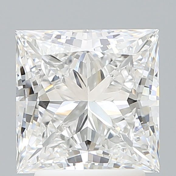 2.71 Carat Princess Shaped, Excellent Cut, E Color, VVS2 Clarity, IGI Certified Lab Grown Diamond