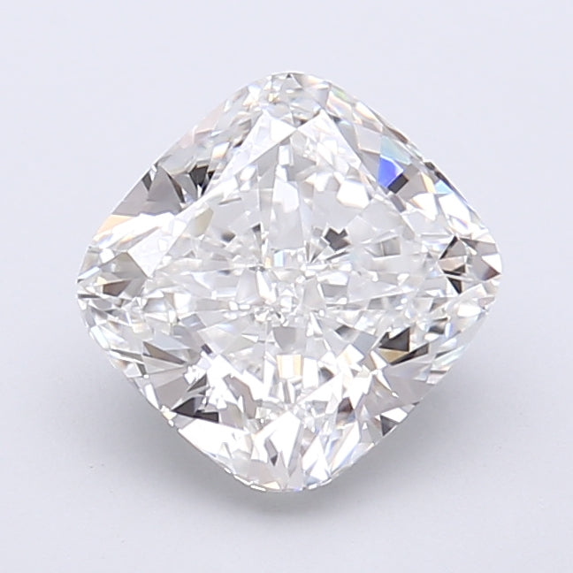2.11 Carat Cushion Shaped, Very Good Cut, E Color, VVS2 Clarity, IGI Certified Lab Grown Diamond