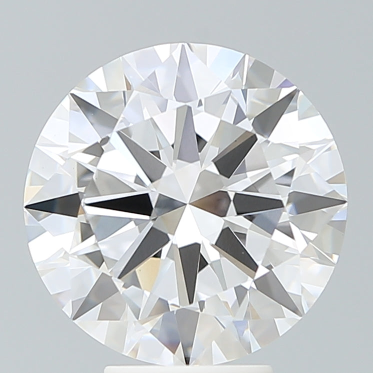 5.75 Carat Round Shaped, Excellent Cut, F Color, VVS2 Clarity, IGI Certified Lab Grown Diamond