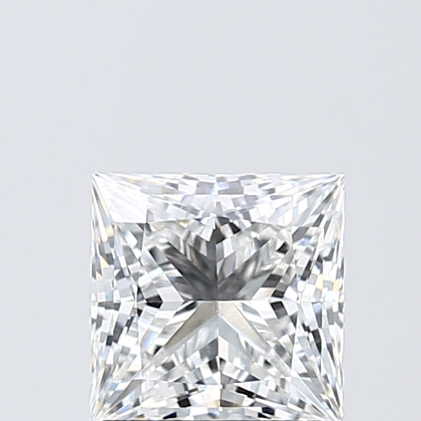 1.52 Carat Princess Shaped, Ideal Cut, E Color, VS1 Clarity, IGI Certified Lab Grown Diamond