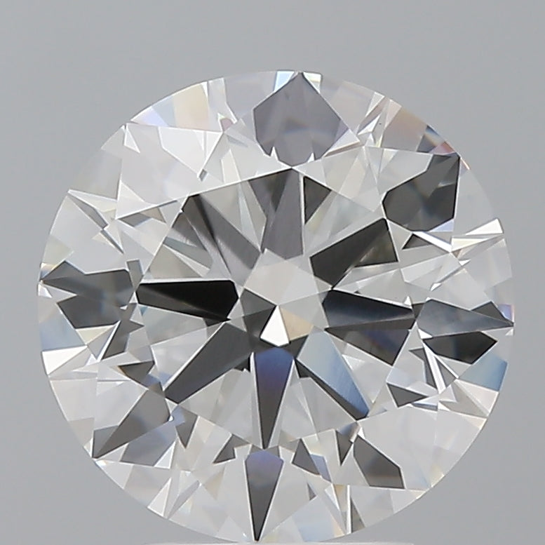 4.00 Carat Round Shaped, Ideal Cut, F Color, VVS2 Clarity, IGI Certified Lab Grown Diamond