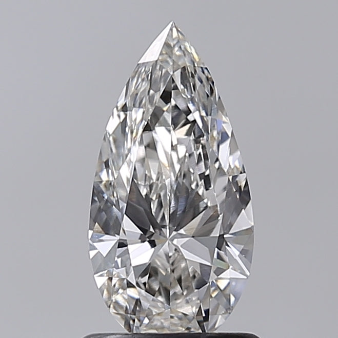 1.02 Carat Pear Shaped, Ideal Cut, G Color, VS1 Clarity, IGI Certified Lab Grown Diamond