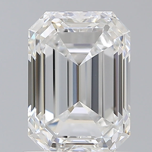 1.51 Carat Emerald Shaped, Ideal Cut, E Color, VVS2 Clarity, IGI Certified Lab Grown Diamond