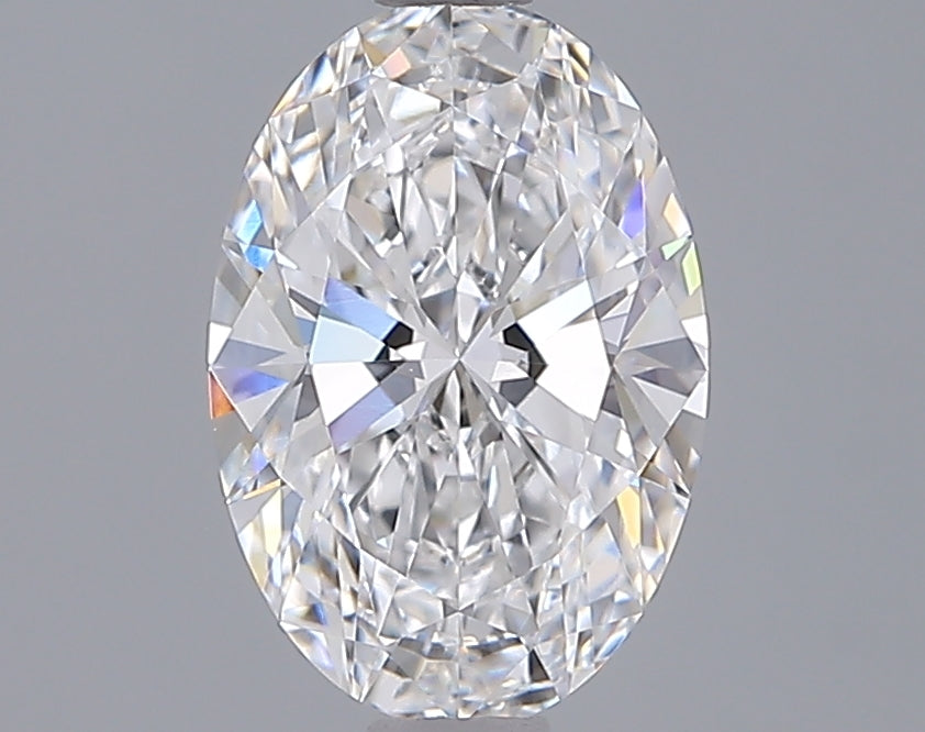 1.56 Carat Oval Shaped, Ideal Cut, D Color, IF Clarity, IGI Certified Lab Grown Diamond