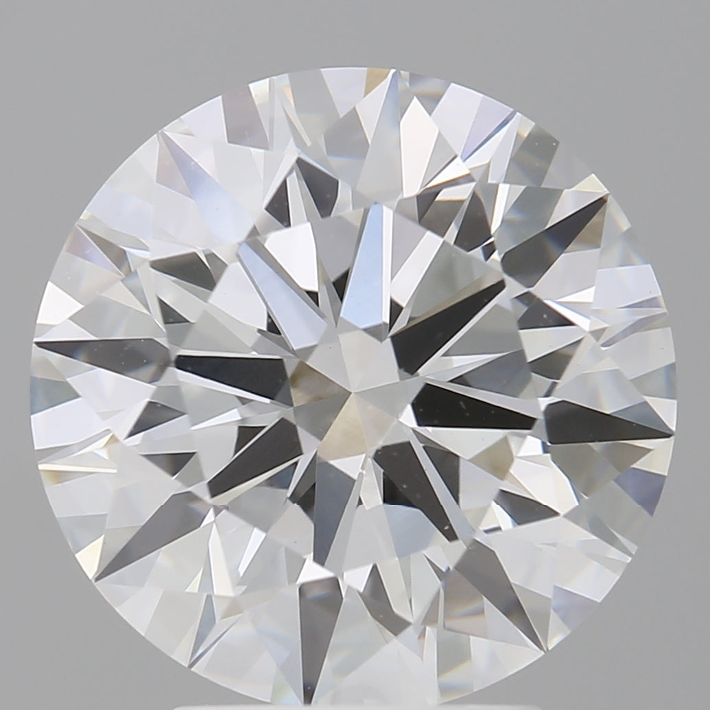 4.10 Carat Round Shaped, Ideal Cut, E Color, VVS2 Clarity, IGI Certified Lab Grown Diamond