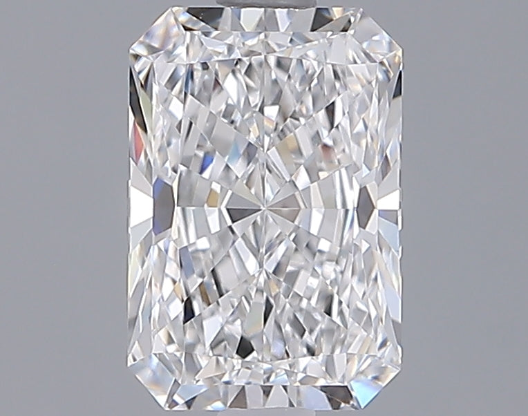 1.57 Carat Radiant Shaped, Ideal Cut, D Color, VVS1 Clarity, IGI Certified Lab Grown Diamond