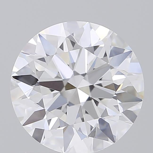 1.28 Carat Round Shaped, Excellent Cut, D Color, VVS2 Clarity, IGI Certified Lab Grown Diamond