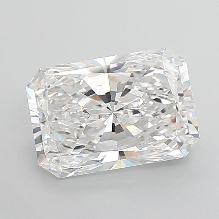 3.99 Carat Radiant Shaped, Excellent Cut, E Color, VVS2 Clarity, IGI Certified Lab Grown Diamond