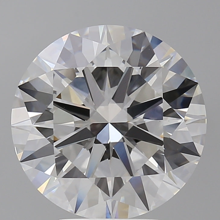 5.54 Carat Round Shaped, Excellent Cut, E Color, VS1 Clarity, IGI Certified Lab Grown Diamond