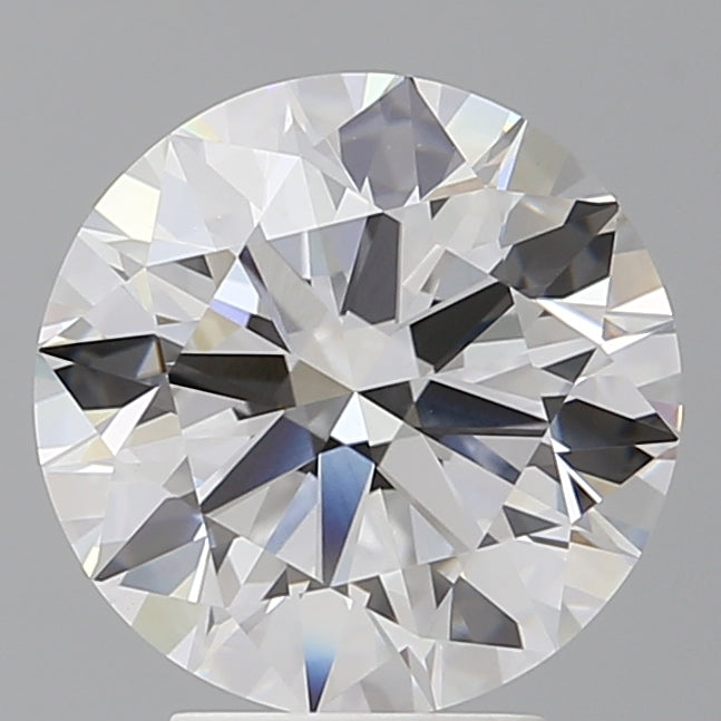4.02 Carat Round Shaped, Ideal Cut, E Color, VVS2 Clarity, IGI Certified Lab Grown Diamond