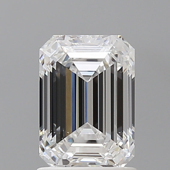 1.59 Carat Emerald Shaped, Ideal Cut, D Color, VS1 Clarity, IGI Certified Lab Grown Diamond