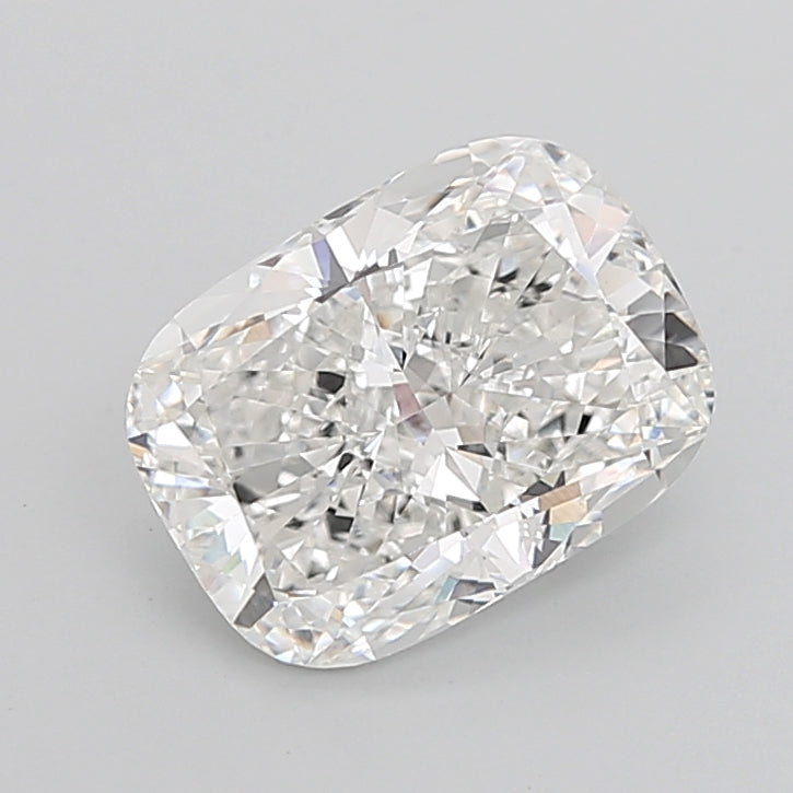 6.03 Carat Cushion Shaped, Ideal Cut, F Color, VVS2 Clarity, IGI Certified Lab Grown Diamond