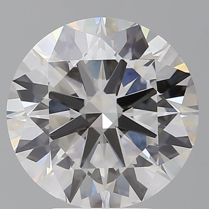 5.04 Carat Round Shaped, Excellent Cut, F Color, VS1 Clarity, IGI Certified Lab Grown Diamond