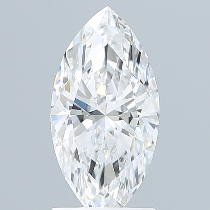 1.57 Carat Marquise Shaped, Ideal Cut, D Color, VS1 Clarity, IGI Certified Lab Grown Diamond