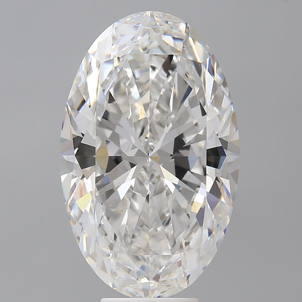 8.55 Carat Oval Shaped, Ideal Cut, F Color, VVS2 Clarity, IGI Certified Lab Grown Diamond