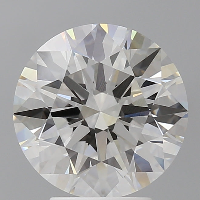 4.02 Carat Round Shaped, Ideal Cut, F Color, VVS2 Clarity, IGI Certified Lab Grown Diamond