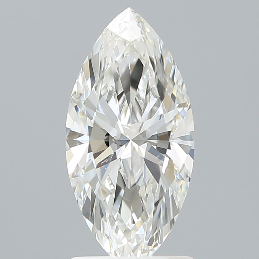 1.59 Carat Marquise Shaped, Ideal Cut, F Color, VVS2 Clarity, IGI Certified Lab Grown Diamond
