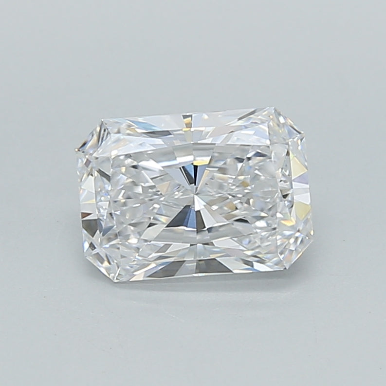 1.04 Carat Radiant Shaped, Ideal Cut, D Color, VVS1 Clarity, IGI Certified Lab Grown Diamond